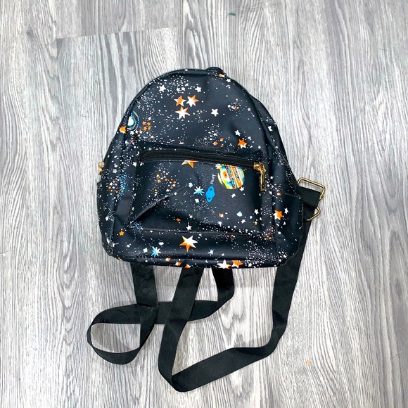 Other - SOLD Black galaxy mini backpack/ purse with adjustable straps